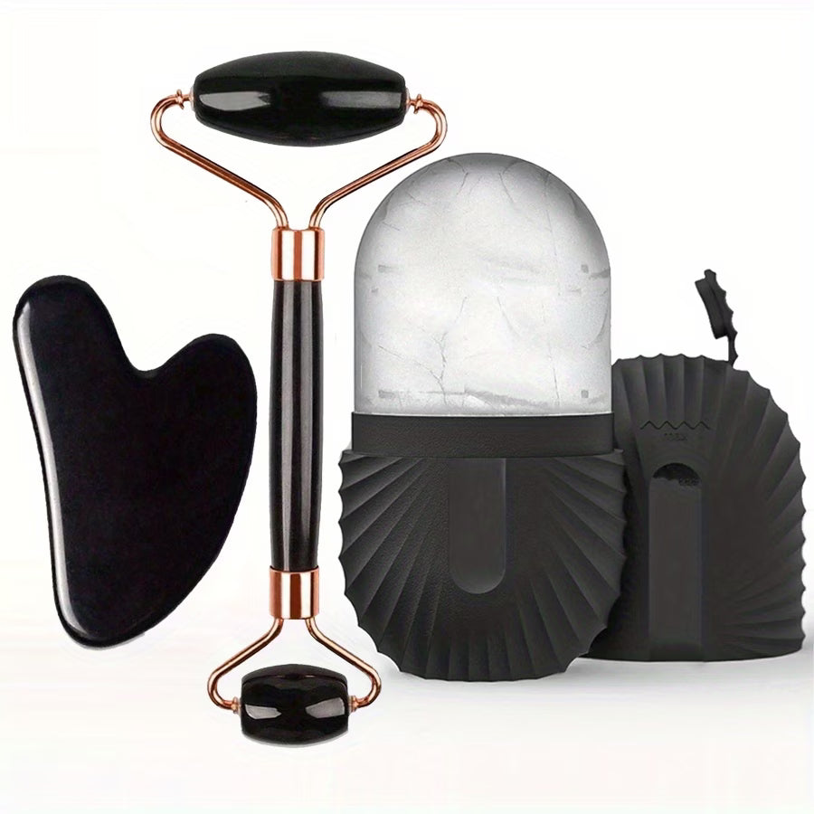 3-in-1 Ice Roller & Gua Sha Set
